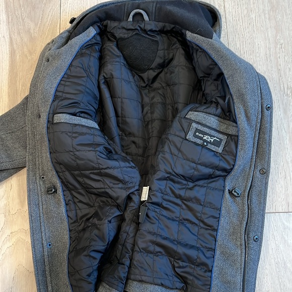 Black Rivet Men’s Wool Coat in Size XL - Picture 4 of 8